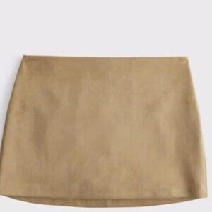 Abercrombie Scarlett Mini Skirt | Suede